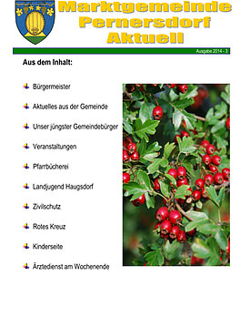 Pernersdorf Aktuell Herbst 2014